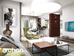 Проект дома ARCHON+ Дом в аурорах 2 дневная зона (визуализация 2 вид 4)