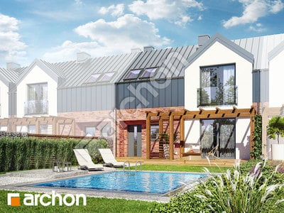 Проект дома ARCHON+ Дом в гунерах (СА) вер. 2 