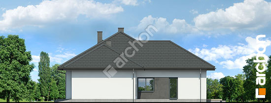 Боковой фасад Дом в подснежниках 18 (Г2Е)