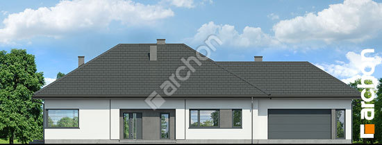 Передний фасад Дом в подснежниках 18 (Г2Е)