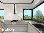 Проект дома ARCHON+ Дом в малиновках 2 (Г) визуализация кухни 1 вид 1