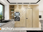 Проект дома ARCHON+ Дом в малиновках 2 (Г) визуализация кухни 1 вид 2