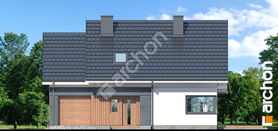 Передній фасад Будинок в малинівці 2 (Г)