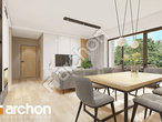 Проект дома ARCHON+ Дом в малиновках 2 (Г) дневная зона (визуализация 1 вид 3)