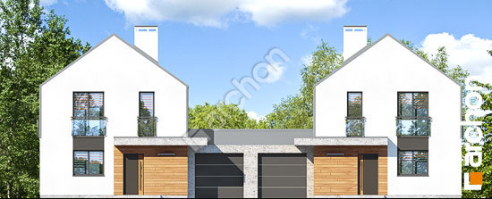 Передній фасад Будинок в аркадіях 3 (ГР2)