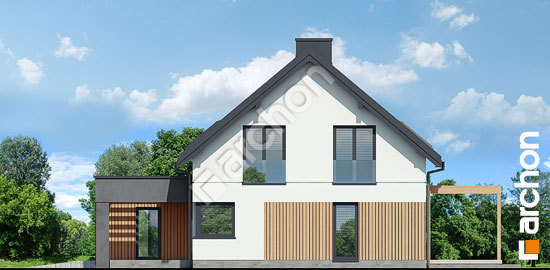 Боковой фасад Дом под черемухами 2 (Г2)