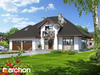 Проєкт будинку ARCHON+ Будинок в калатеях вер.2 