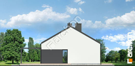 Боковой фасад Дом в лещиновнике 9