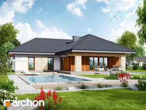 Проект будинку ARCHON+ Будинок в пеларгоніях 3 Вид 2