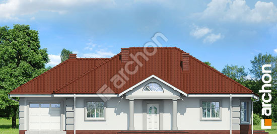 Передній фасад Будинок під червоною горобиною (Г) вер.3