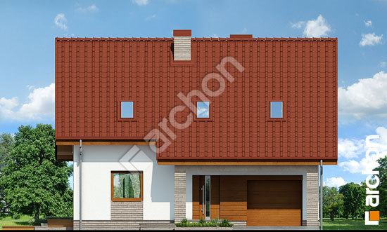 Передній фасад Будинок в красивоягідниках 2