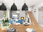 Проект дома ARCHON+ Дом в красотах 2 дневная зона (визуализация 1 вид 4)