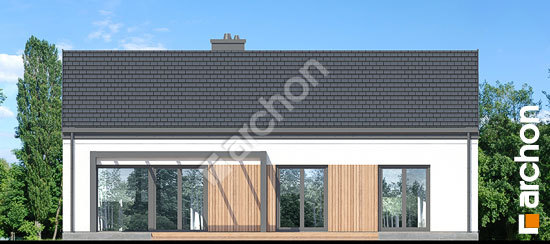 Дворовой фасад Дом в овсянницах 11