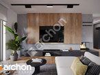 Проект дома ARCHON+ Дом в нигеллах 3 дневная зона (визуализация 1 вид 1)