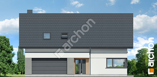 Передній фасад Будинок під персиками (Г2Е) ВДЕ