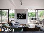Проект будинку ARCHON+ Будинок під персиками (Г2Е) ВДЕ денна зона (візуалізація 1 від 6)