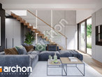 Проект будинку ARCHON+ Будинок під персиками (Г2Е) ВДЕ денна зона (візуалізація 1 від 7)