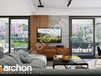 Проект будинку ARCHON+ Будинок під персиками (Г2Е) ВДЕ денна зона (візуалізація 2 від 1)
