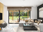 Проект будинку ARCHON+ Будинок в самшиті (Г) денна зона (візуалізація 1 від 2)