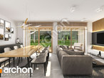Проект дома ARCHON+ Дом в коммифорах 4 дневная зона (визуализация 1 вид 6)