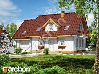 Проект дома ARCHON+ Дом в землянике 4 вер.2 