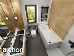 Проект дома ARCHON+ Дом в мекинтошах 16 (Г визуализация ванной (визуализация 3 вид 4)