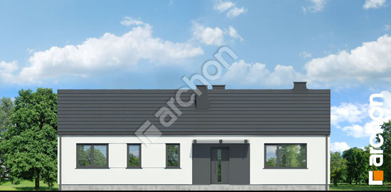 Передний фасад  Дом в ирисе 2 (Н) вер. 2