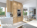 Проект дома ARCHON+ Дом в нектаринах (H) визуализация кухни 1 вид 1
