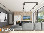 Проект дома ARCHON+ Дом в сурфиниях 2 дневная зона (визуализация 1 вид 4)
