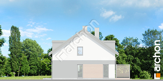 Боковой фасад Дом в ривиях 16 (ГБ) вер.2