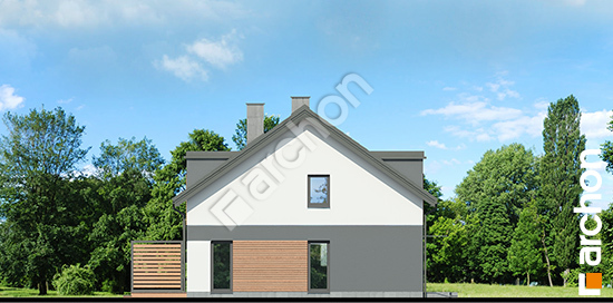 Боковой фасад Дом в ривиях 16 (ГБ) вер.2