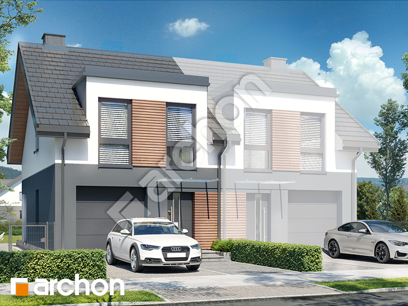 Проєкт будинку ARCHON+ Будинок в рівіях 16 (ГБ) вер.2 Вид 1
