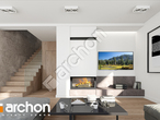 Проект дома ARCHON+ Дом в изопируме 9 дневная зона (визуализация 1 вид 3)