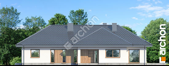 Передній фасад Будинок в амарантах 8