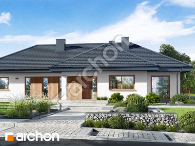 Проект дома ARCHON+ Дом в амаранте 8 