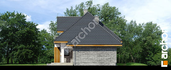 Боковой фасад Дом в рукколе 3 (HА)