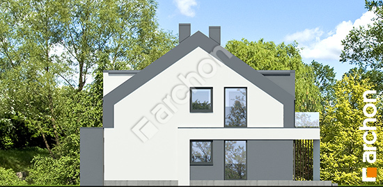 Боковой фасад Дом в фиалках 7 (Р2Б) вер.3