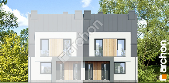 Передній фасад Будинок в фіалках 7 (Р2Б) вер.3