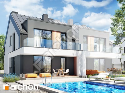 Проект дома ARCHON+ Дом в фиалках 7 (Р2Б) вер.3 