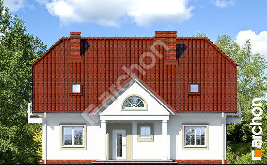 Передній фасад Будинок в гладіолусах 2 вер.2