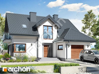 Проект дома ARCHON+ Дом в кортландах (Г) 