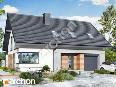 Проєкт будинку ARCHON+ Будинок у гвоздиках 2 