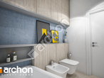 Проект будинку ARCHON+ Будинок в навлоціях (Г2) візуалізація ванни (візуалізація 3 від 2)