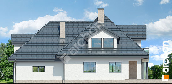 Дворовой фасад Дом в чернушке (Г2ПА)