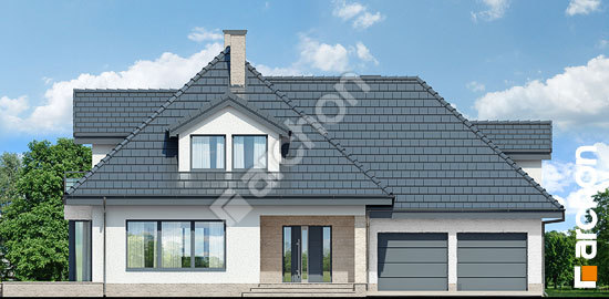 Передний фасад Дом в чернушке (Г2ПА)