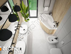 Проект будинку ARCHON+ Будинок в пепероміях 3 візуалізація ванни (візуалізація 3 від 4)