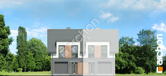 Передний фасад Дом в ривиях 16 (ГБ)