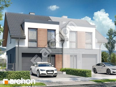 Проект дома ARCHON+ Дом в ривиях 16 (ГБ) 