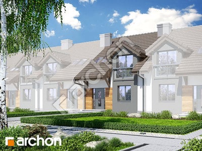 Проєкт будинку ARCHON+ Будинок в дельфініумі вер.2