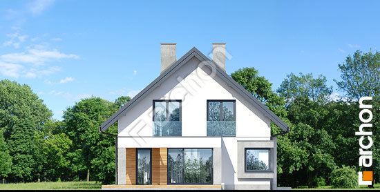 Боковой фасад Дом в изопируме 7 (Г2)